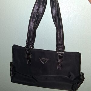 Prada Elegant Black Shoulder Bag